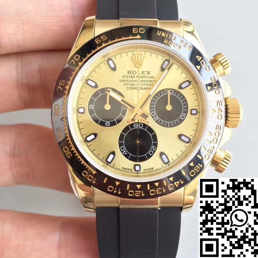 Factory 116518LN Rolex 1115 Vibrant Cosmograph Dial Daytona AR Champagne 0818